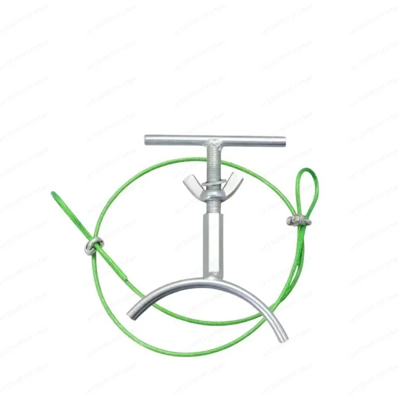 Agricultural new  watering coarse water belt drip irrigation with water pump inlet and outlet steel wire rope clip pipe clamp