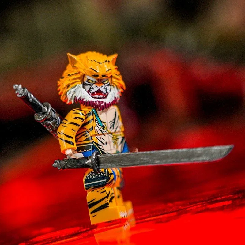 New Black Myth WuKong Huangfengling Tiger Pioneer Block Man Children\'s DIY Educational Toys Models Gifts for Kids