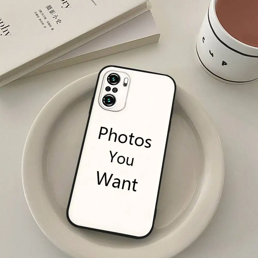 

Photos You Want DIY Phone Case For Xiaomi 11 12 Redmi Note 11 5G 8T 9A 9 10T Note 8 9 12SUltra Shockproof, Slim, Black,Case