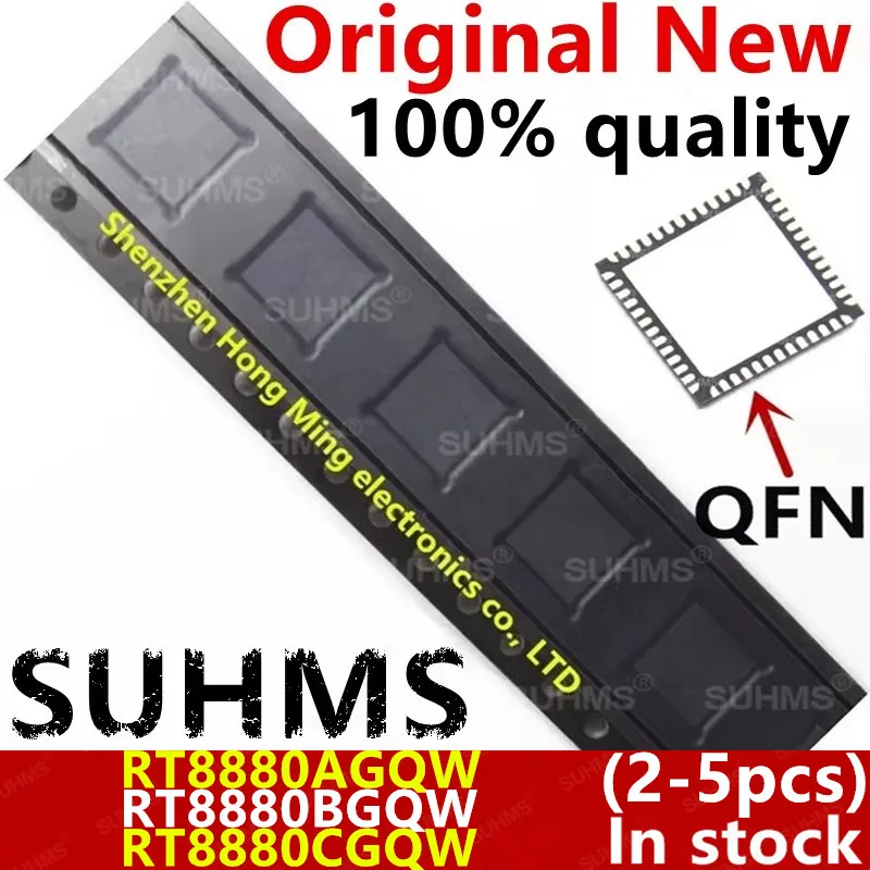 (2-5 pièces) 100% Nouveau RT8880A RT8880B RT8880C RT8880AGQW RT8880BGQW RT8880CGQW RT8880CGQW QFN-52