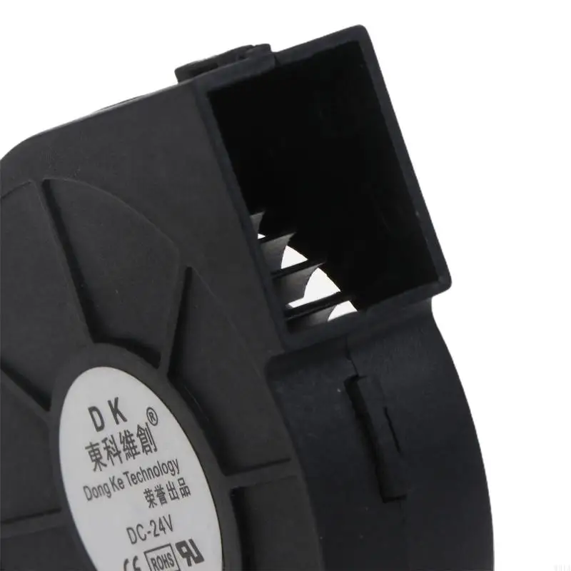 W91a สำหรับพัดลมไร้แปรง 5/12/24V ระบายความร้อนเทอร์โบโบลเวอร์ 5015 4300R แบริ่งน้ำมันเงียบ