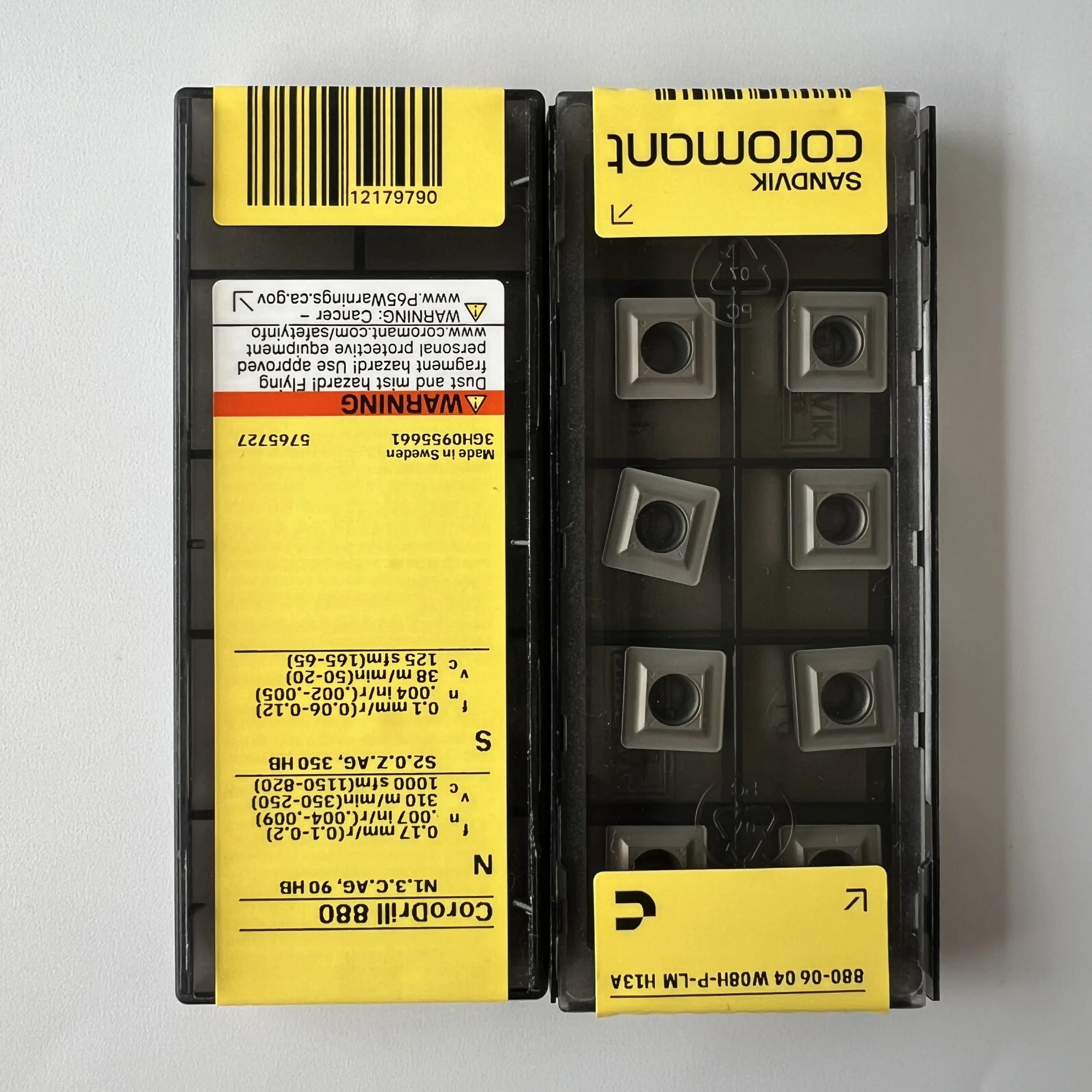 

880-0604W08H-P-LM H13A / Original Carbide CNC Blade 10 Pcs