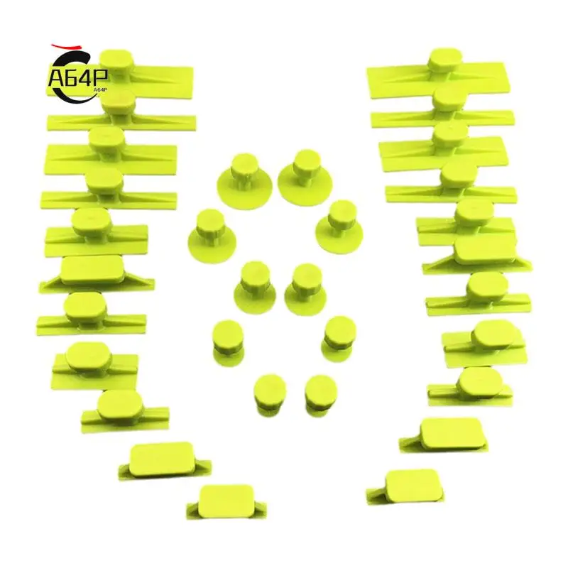 

A64P-безкрасочные вмятин для удаления вмятин на кузове автомобиля, вытягивающие язычки для T-образного молотка, металлические поверхности, инструменты для ремонта автомобильных вмятин, 32 шт.