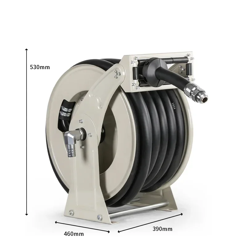 Factory Direct Automatic Retractable 1 Inch 15 Meters Fuel Hose Reel with Hose for Refueling Machine Fuel Transfer System