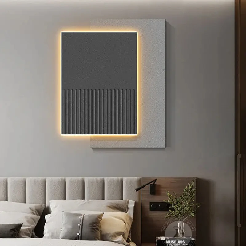 Sandstone texture 3D three-dimensional painted LED wall lamp living room, dining room, bedroom wall art decoration YX258TB