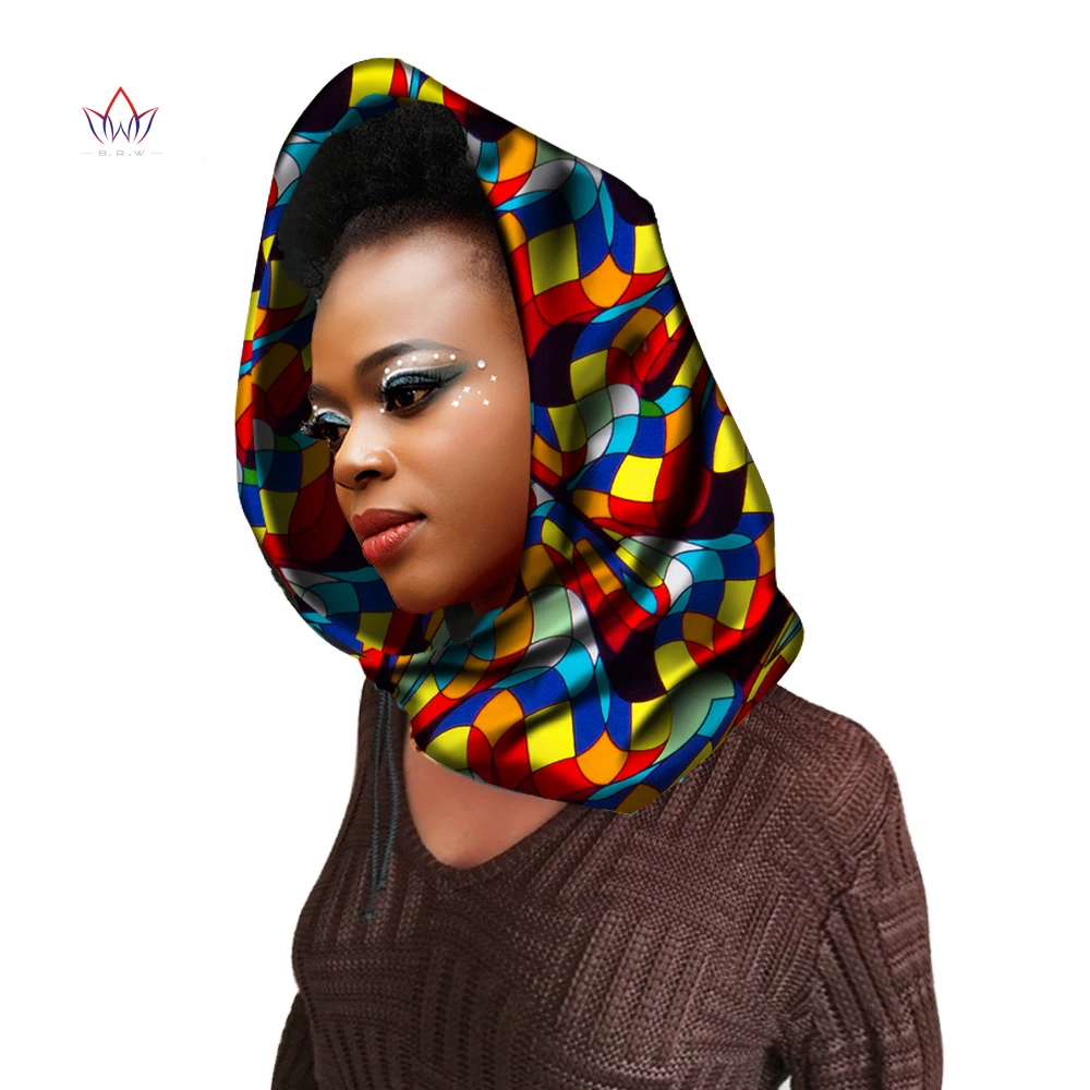 

BRW 2023 горячая распродажа Ткань Анкары ожерелье и голова Ssarf экзотические цвета африканские Чокеры ожерелье s и головные уборы ткань с принтом WYA084