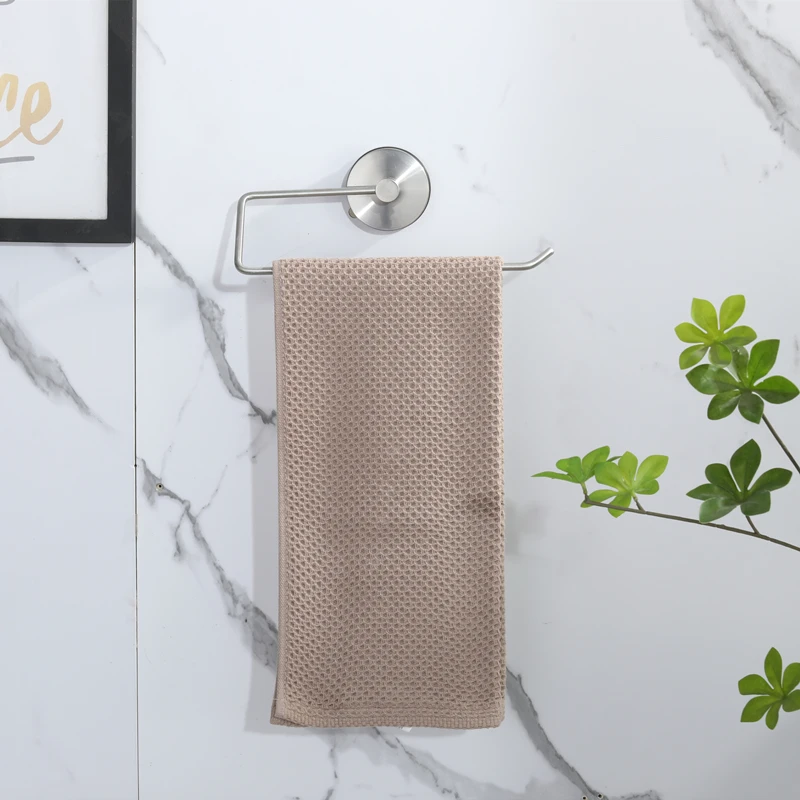 3Pcs/Set Toilet Towel Paper Wall Mount Holder Black Silver Kitchen Roll Paper Napkin Rack Reusable Hook Bathroom Accessories