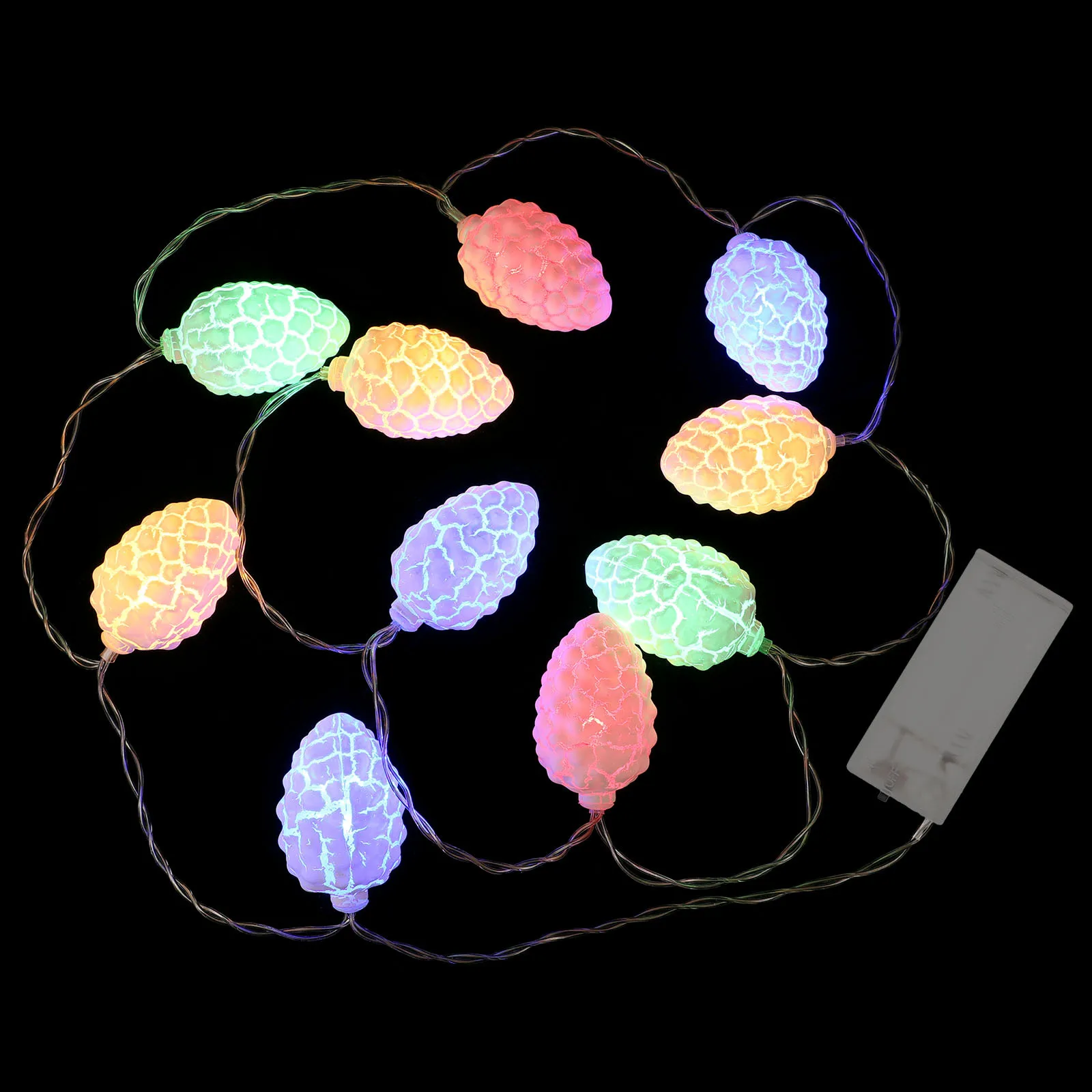 1 セット松ぼっくり LED ストリングライト抗雨抗高温庭庭ライト装飾パーティーランプストリングパーティー雰囲気ランプ
