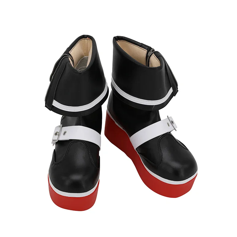 Dead or Alive 5 Marie Rose Cosplay Boots PU Leather Shoes Halloween Cosplay Prop Custom Made