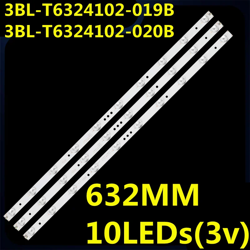 

30PCS LED Strip 3BL-T6324102-019B/020B JS-GY43EKND-0056 HK315LEDM 32CE561LED DWM32H1Y1 LC315TU3A H32PA3100 H32PA3200 H32PA3900