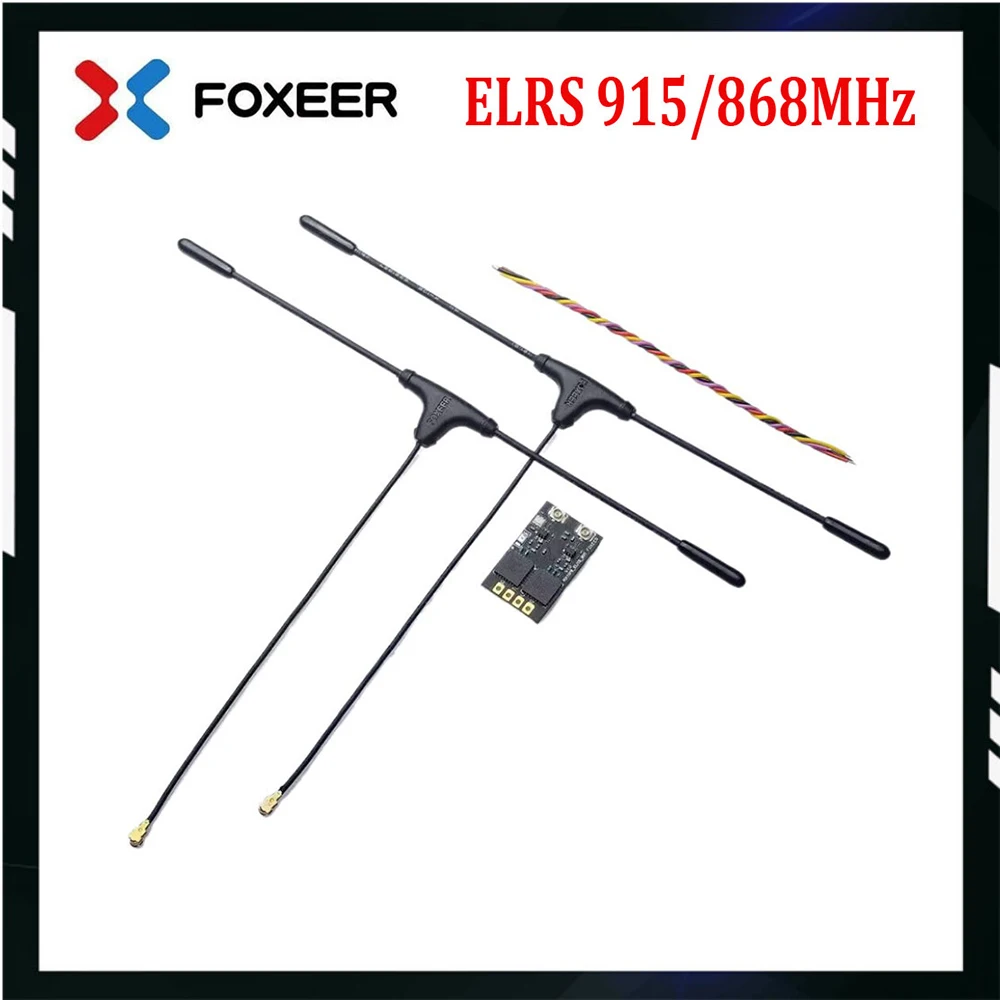 Foxeer ELRS 915/868MHz Diversity Receiver 200Hz 50mW for FPV Freestyle Long Range Drones DIY Parts