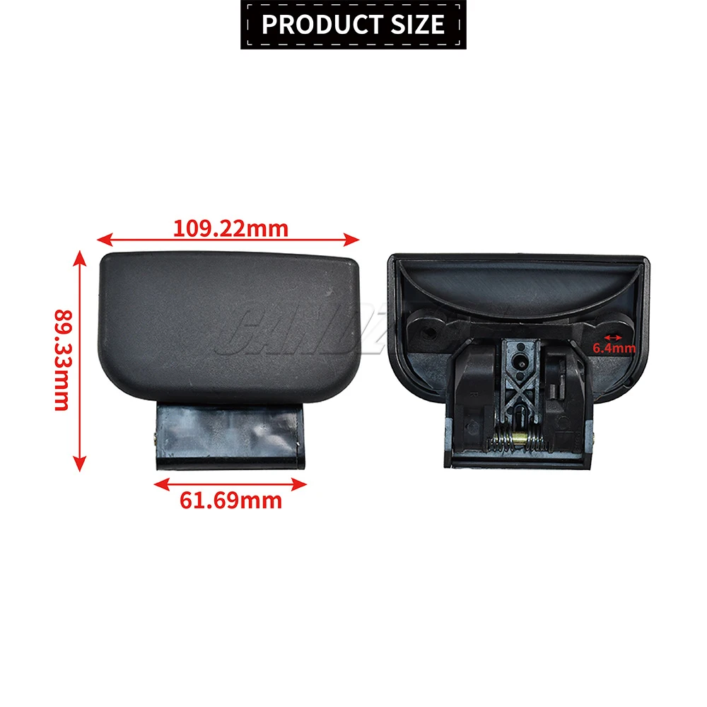 9101.H7 9101.H6 New Front Right Left Sliding Outside Door Black Handle For Peugeot Partner & Citroen Berlingo Car Accessories
