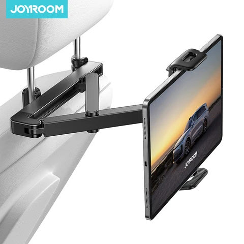 Регулируемый Автомобильный Держатель Joyroom 3-в-1 На Подголовник Для Планшетов iPad Air/Mini, Samsung Tab 4-12.9 Дюймов