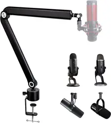 Adjustable Heavy Suspension Boom Microphone Stand for SM7B K688 K658 AM8 Condenser Microphone Recording Studio Scissor Arm Stand