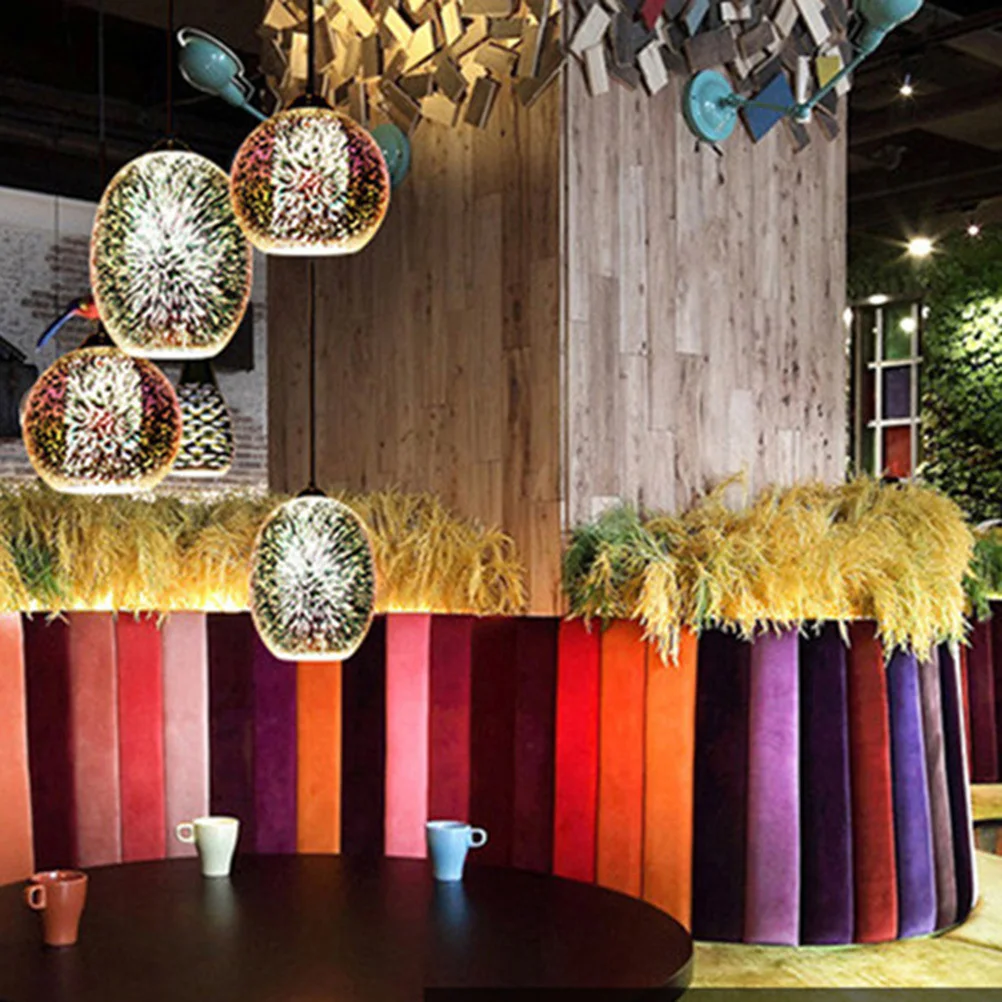 

Glass Pendant Lamp Vintage Hanging Light Decorative Ceiling Fixture for Restaurant Hallway Shop Home Bar Living Room Kitchen