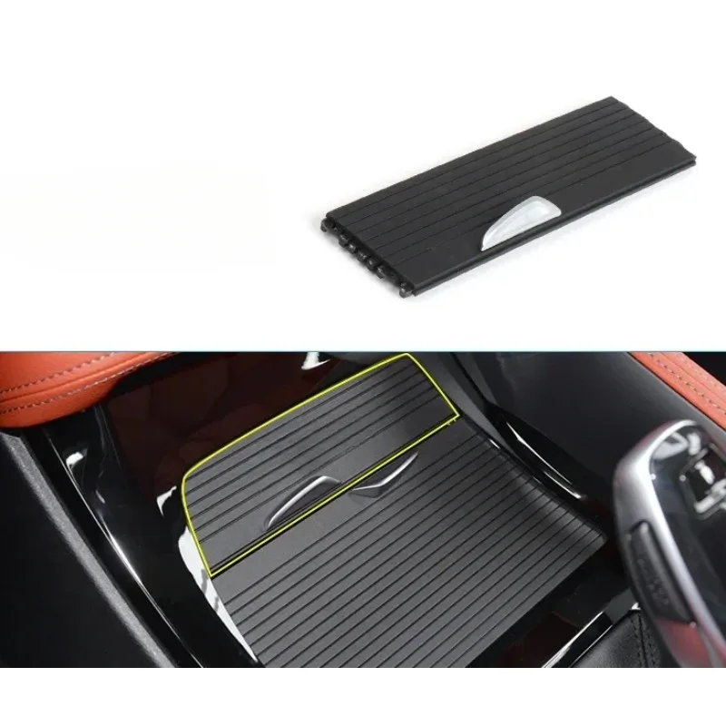 

Car Accessories Figzero Front Rear Segments Center Console Sliding Cup Holder Roller Shutter Cover for BMW X1 X2 F49 2016-2021