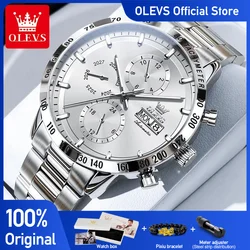 OLEVS Men's Watches Classic Business Top Brand Original Automatic Mechanical Wristwatch for Man Perpetual Calendar Waterproof