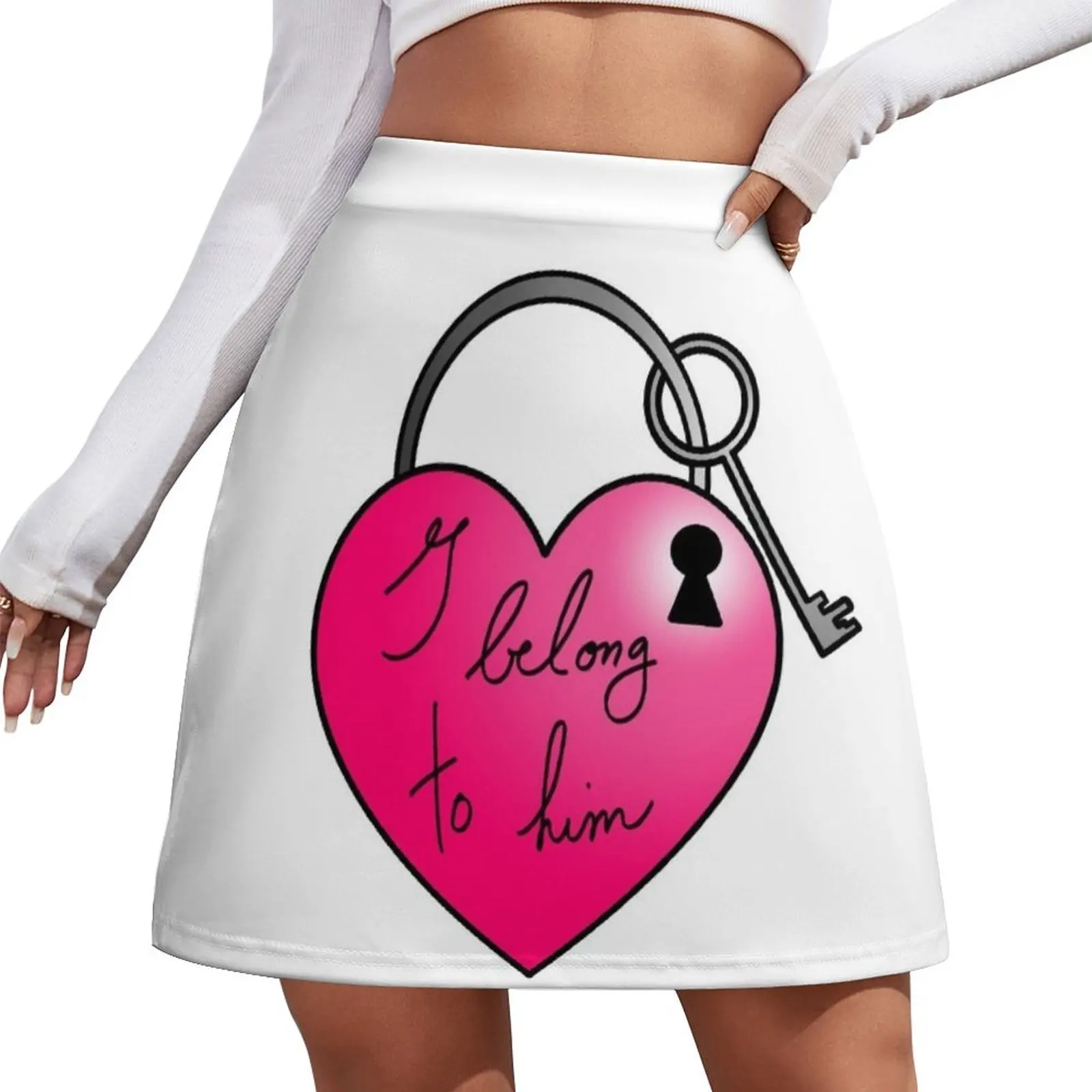 

I belong to him Mini Skirt dress chic and elegant woman skirt Mini Skirt