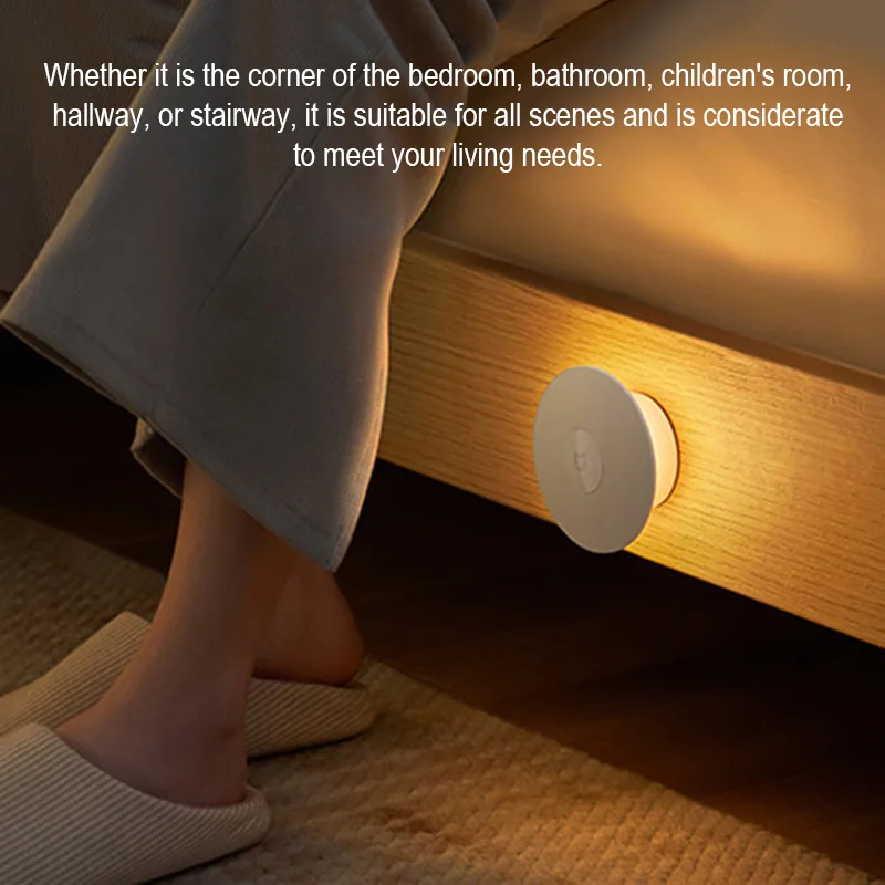 New Xiaomi Mijia Night Light 3 Long Battery Life Automatic Induction Adjustable Smart Type-C Charging Soft Light Mini Lamp Home