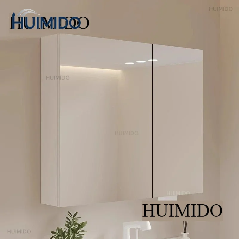 Luxury Smart Bathroom Cabinets with Mirror Bathroom Wall Mounted Mirror Cabinet Creative Bathroom Storage Cabinet Home Furniture