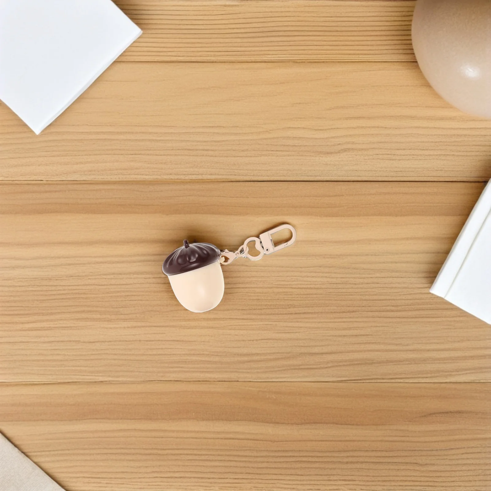 

2Pcs Children Moisturizing Lip Balm Cute Chestnut Shape Lightweight Non-Greasy Formula for Kids Girls Daily Lip Care on The Go