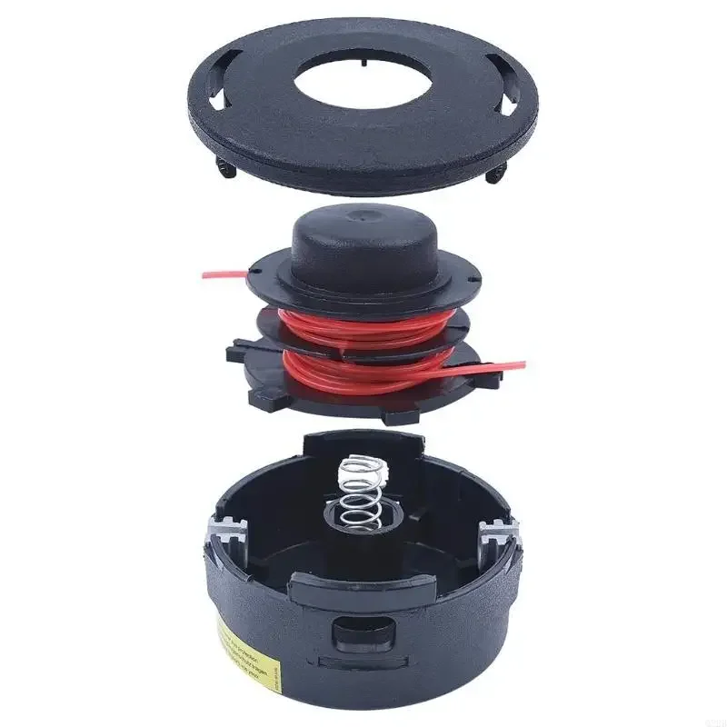37ME Professioanl String Trimmer Replacement Parts 6 Pcs/set for Head Spool & Cover C