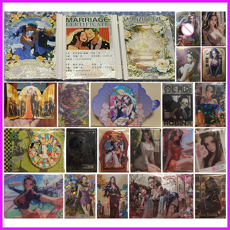 

Аниме ONE PIECE Rare YCR GSP AS CP TBR HL ZR SKP XR ME YH YD BP SZR Nico Robin Коллекционные карты Игрушки для мальчиков Подарок на день рождения
