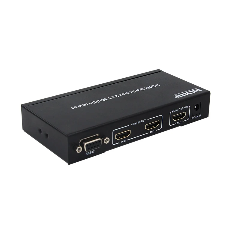 1080p , HDCP 1.2  Video Switcher 2x1 Multi-Viewer with PIP