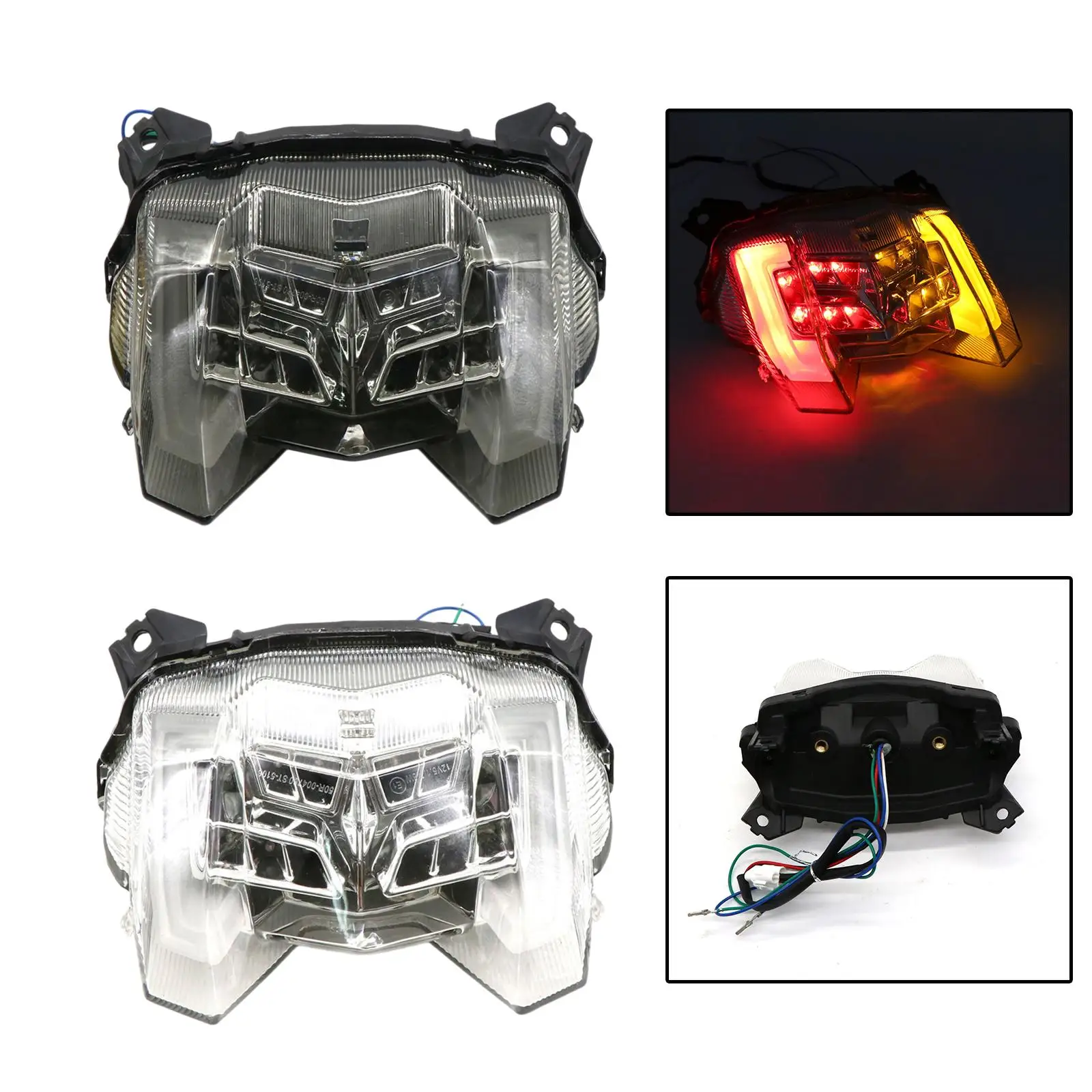

Motorcycle Rear Tail Light Running Light Compatible for MT-09 2017-2020