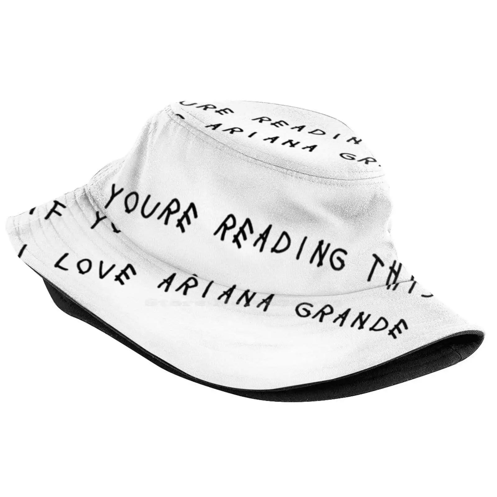 If Youre Reading This I Love Ag Sun Cap Fisherman Hat Bucket Hats Ariana Grande Music Vsco Girly