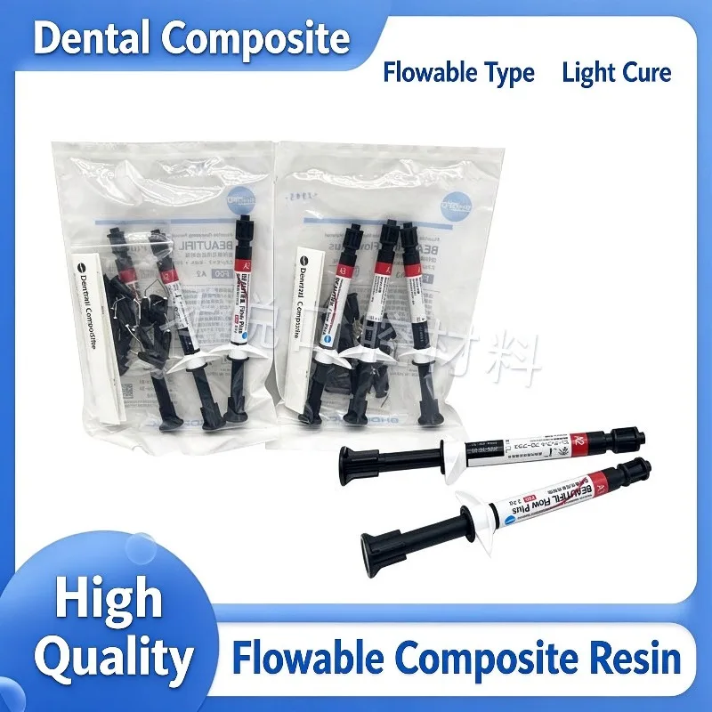 Flowable Composite Resin Dental Filling Light Cure Restorative Aesthetic Tooth Repair Syringe Anterior Posterior Nano Hybrid