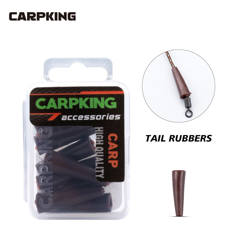 

CARPKING Carp Fishing Tail Rubber Anti-tangle Rubber Sleeves Terminal Tackle for Lead Clips Carp Fishing Accessory Tackles