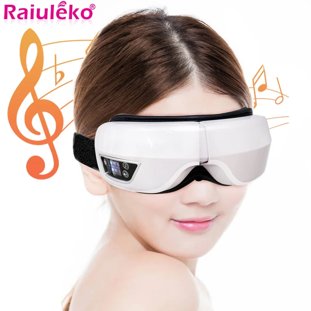 Eye Massager with Smart Airbag Compress Vibration Heating Bluetooth Music Massage Relax Improve Eye Fatigue Eye Care Instrument