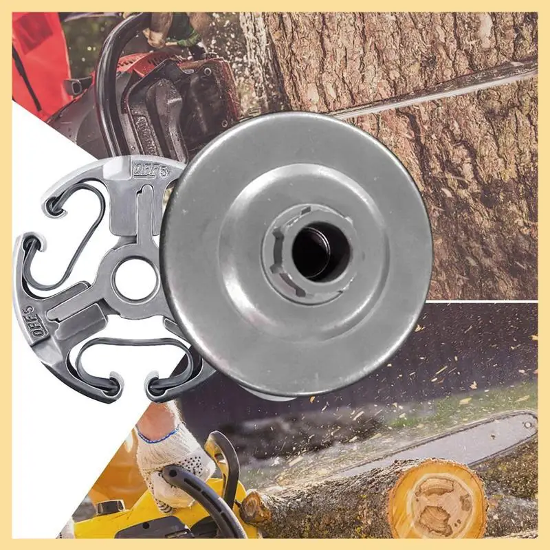 

GOOD-3/8Inch Clutch Drum Rim Sprocket Worm Gear Cage Bearing Kit For 365 371 372 372XP 362 Chainsaw Parts