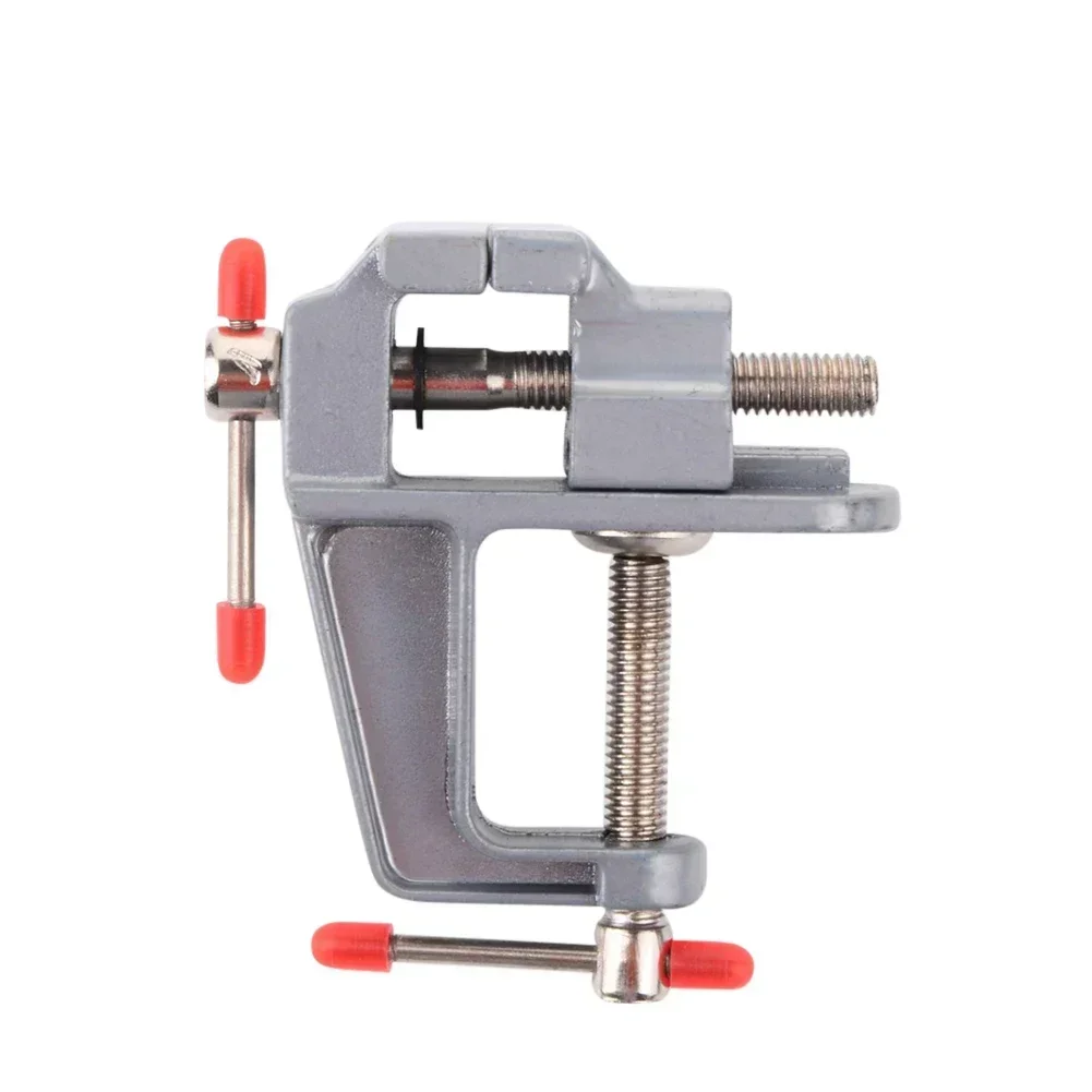 1PCS 3.5inch Aluminum Miniature Small Jewelers Hobby Clamp On Table Bench Vise Mini Tool Vice Muliti-Funcational Accessories