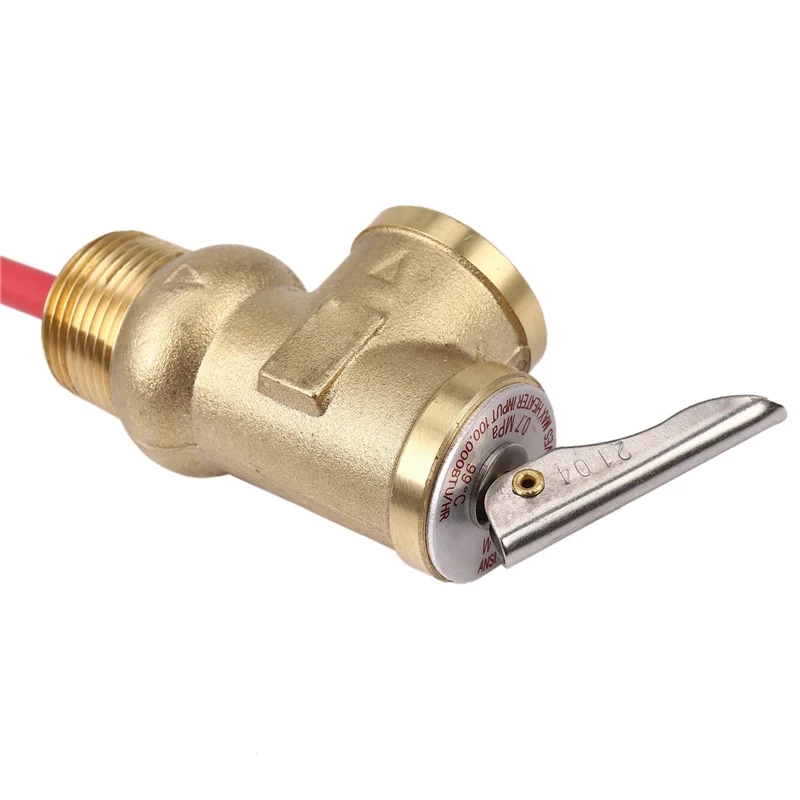 

Свежий 6X WYA-20 99C 102PSI 210F WYA-20 0,7 МПа к клапане BSP 3/4 дюйма сброса температуры и давления в качестве предохранительного клапана TP