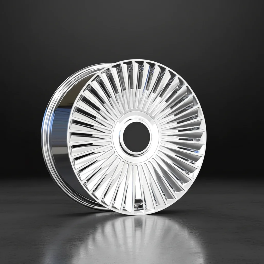 16-24 Inch 35mm ET Multi Spoke Polished Forged Alloy Wheels Universal Passenger Car Modified Rims 5 Year Warranty