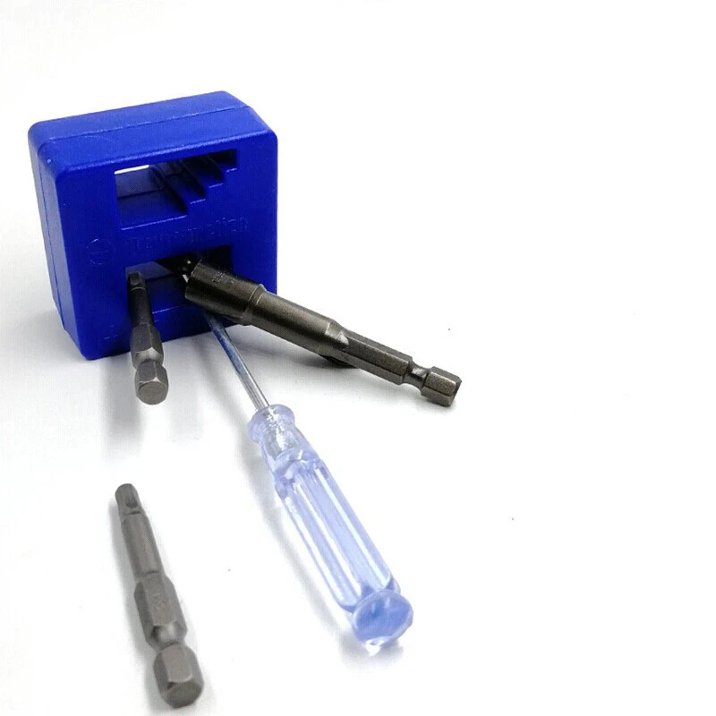 Screwdriver 2 in 1 Magnetizer Demagnetizer Professional Magnetizing Pickup Tool for Screw Driver Drill Bit Hand Tool Parts
