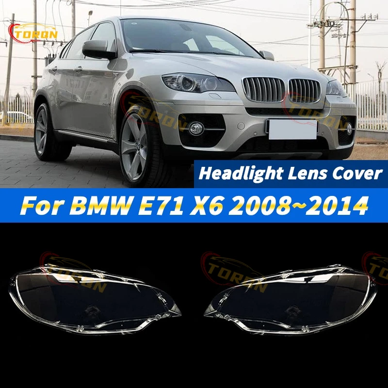 

For BMW E71 X6 2008 2009 2010 2011 2012 2013 2014 Car Headlight Cover dust cover for headlights car accessories automobil parts