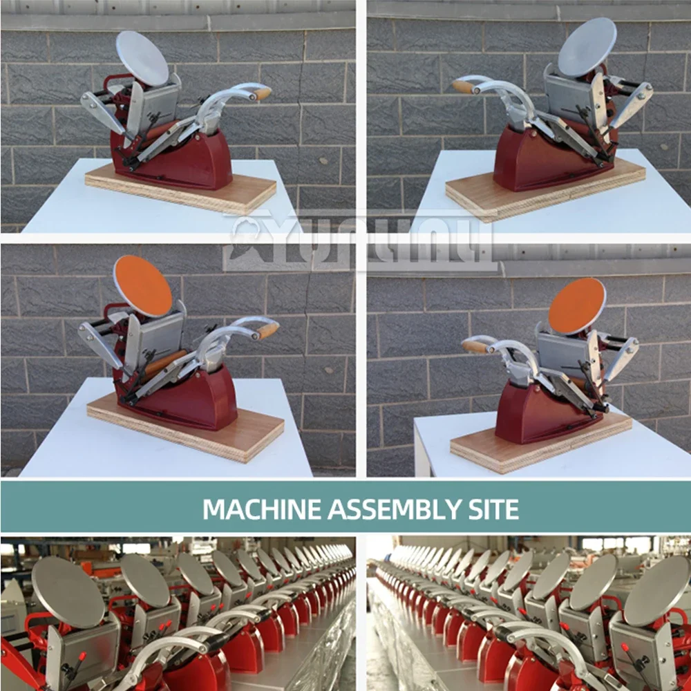 Manual Letterpress Disc Printing Machine Movable Type Printing Handmade Letterpress Cards Printer Retro Printing Press