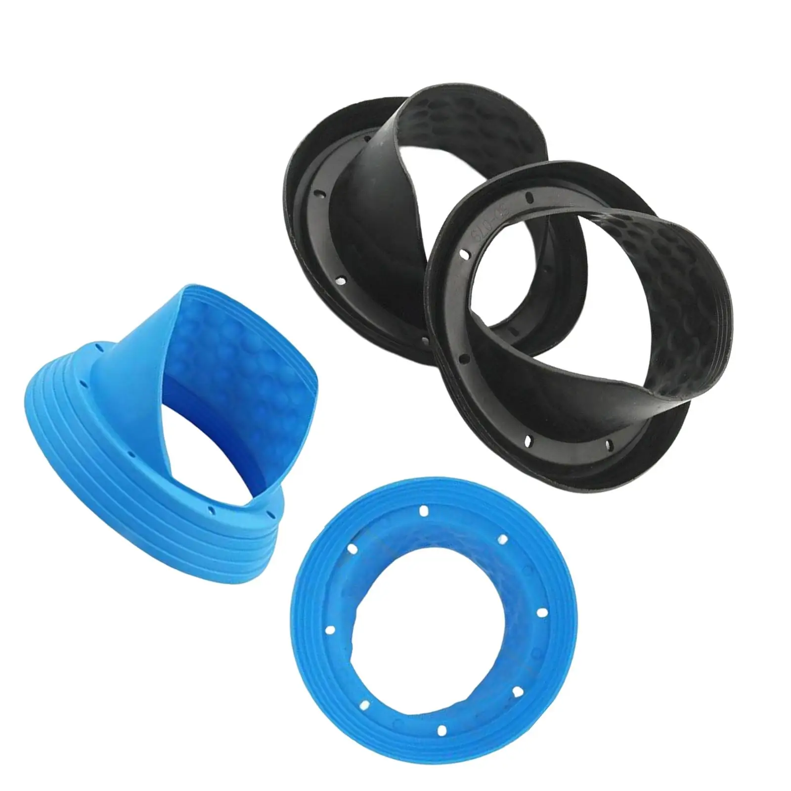 2 x 6,5 Zoll Silikon-Autolautsprecher-Schallwand, weiches Silikon-Pad, Lautsprecherschutz