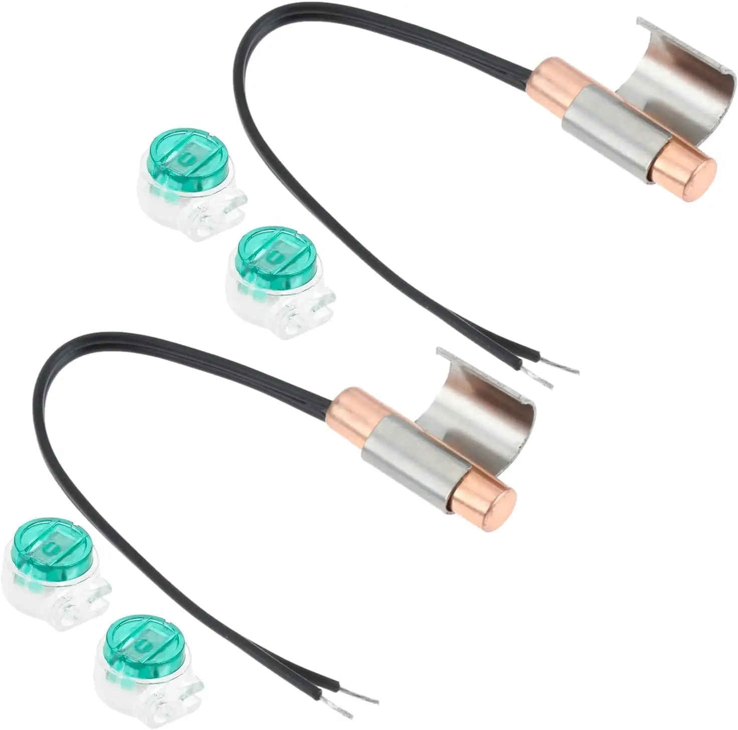 Sensor termistor de refrigerador W10316760, Kit de Sensor de termistor de refrigerador para Whirlpool Sear Kenmore Kitchenaid AP4538142, 2 uds.