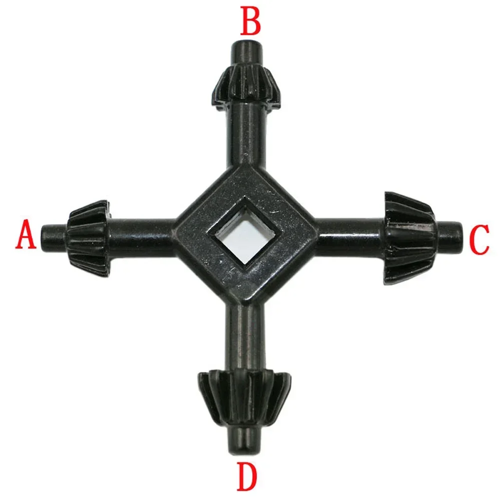 1 PC 4-Way Multi-Function Universal Chuck Key เจาะเจาะผู้ถือ Spanner Key RATCHET SOCKET แหวน COMBINATION Grip Star ประแจ