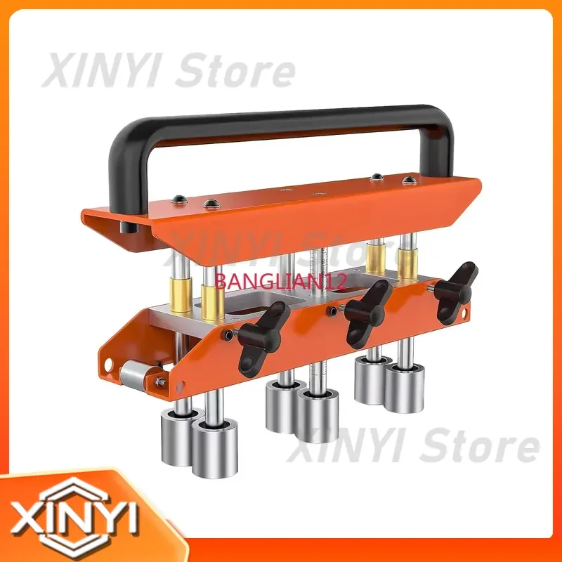 for 6 Roller Type 0-90 Degree Angle Large Radius Plate Roller Bending Machine Manual Aluminum Vertical Seam Roof Tool