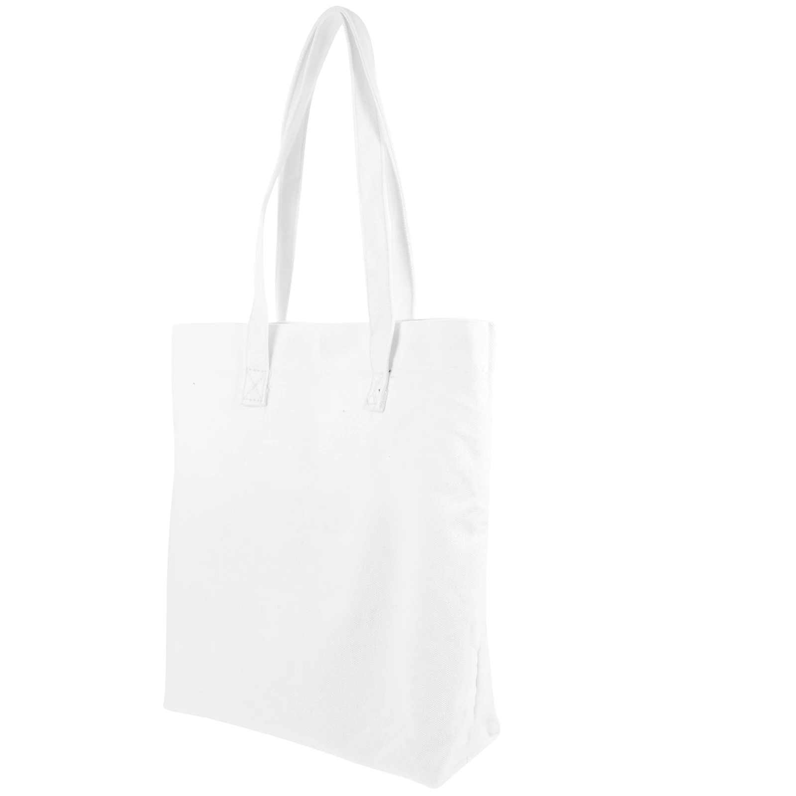 

Tote Bags for Women Canvas Single-Shoulder Large-capacity Casual Handbag Shopping White Portable Student