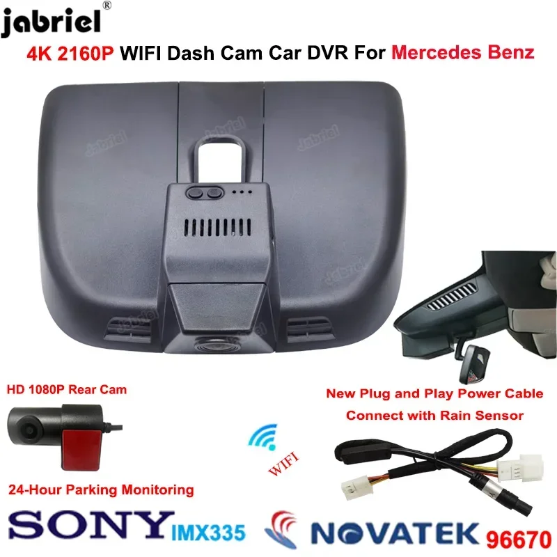 

4K Dash Cam 2160P Car Dvr Recorder Rear Camera for Mercedes Benz Vito w447 w639 for Mercedes Benz Vito Tourer Panel Van Mixto