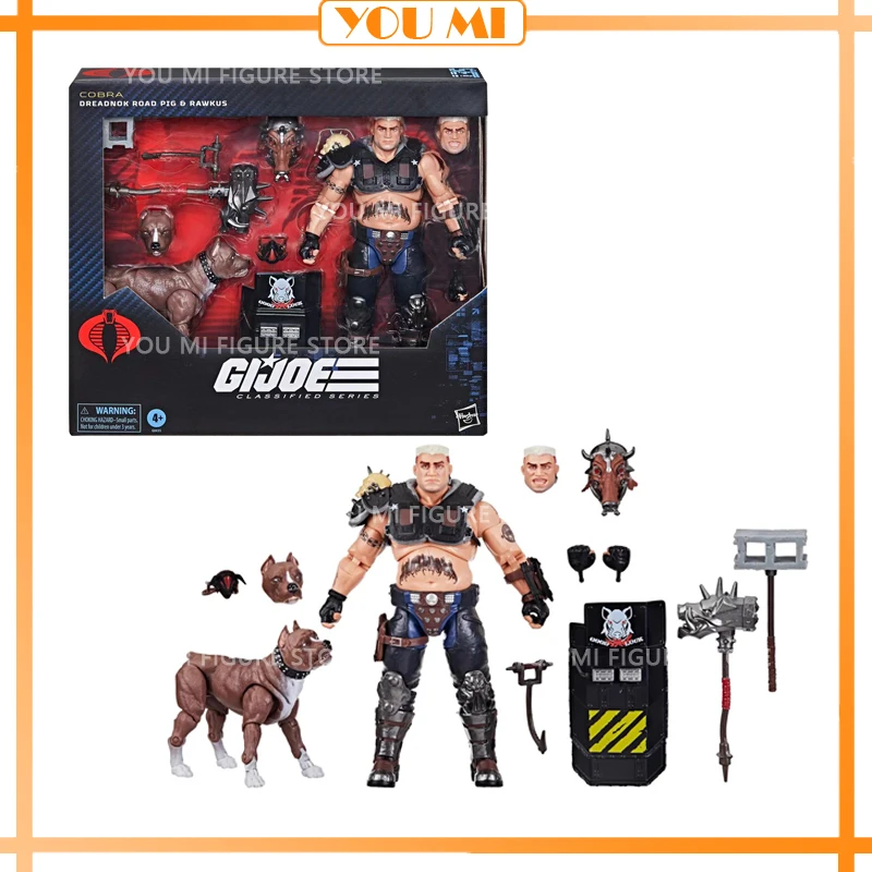 Original G.i.Joe Classified Series 1/12 Dreadnok Road Pig & Rawkus  Marine Sniper  Pilot Halo Jumper Action Figures Collect Toy