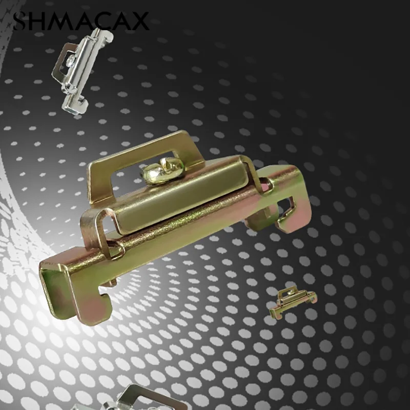 10pcs Universal Terminal Blocks End Stoper Rail End Screw Clamp Terminal Fixed Block Grey