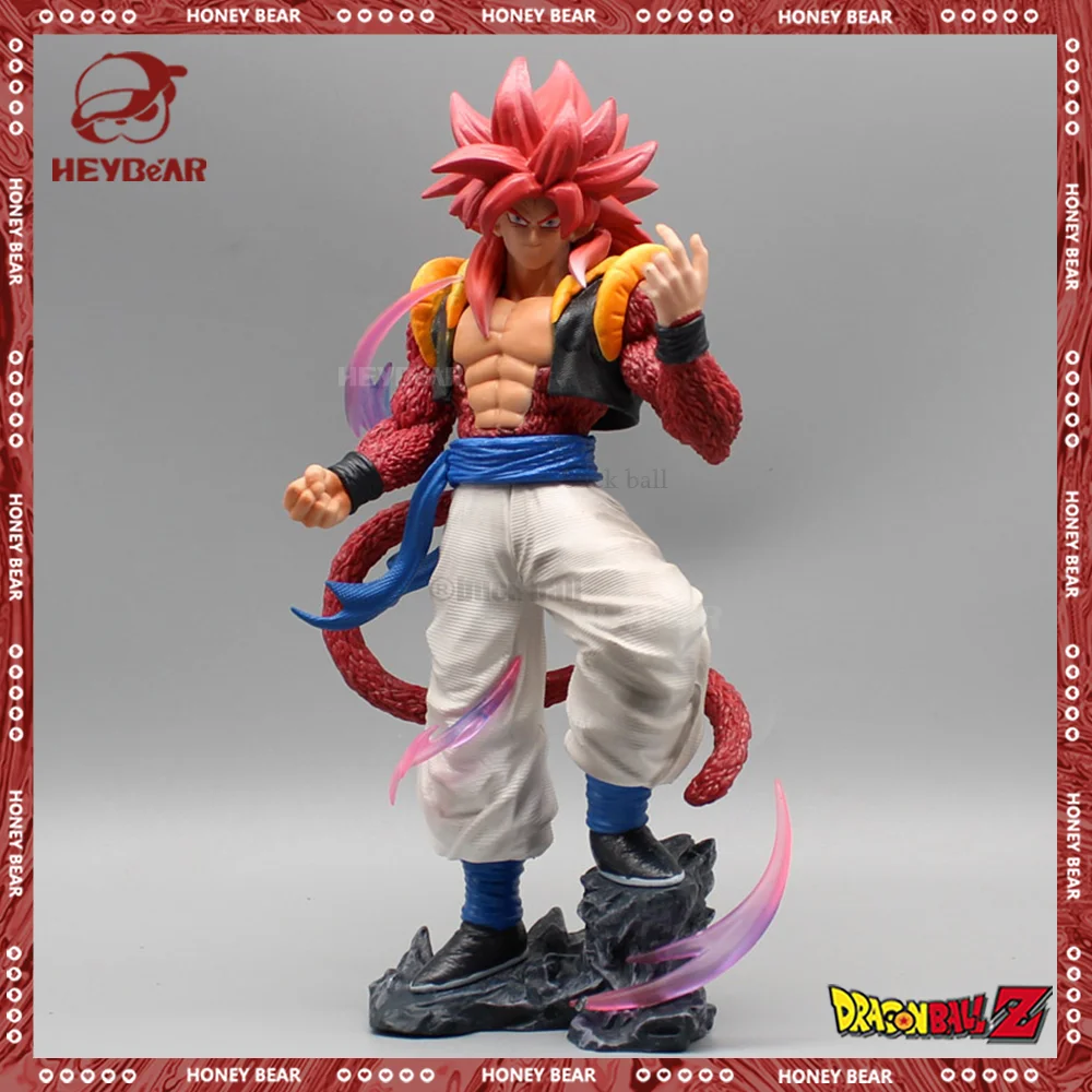 

25cm Dragon Ball Gogeta Anime Figures Super Saiyan 4 Gogeta Figures Ssj4 Model Pvc Statue Doll Collection Decoration Toys Gift