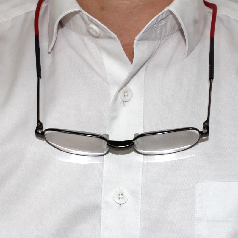 

2025 high-grade Alloy magnetic absorption hanging neck reading glasses for men and women portable magnet reading glasses